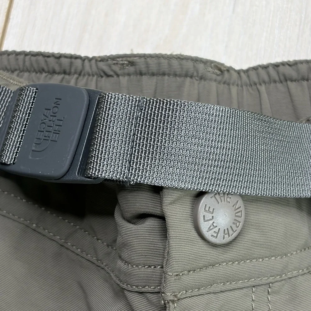 The North Face Men's Trail Convertible Hiking Pants Twill Olive size Medium